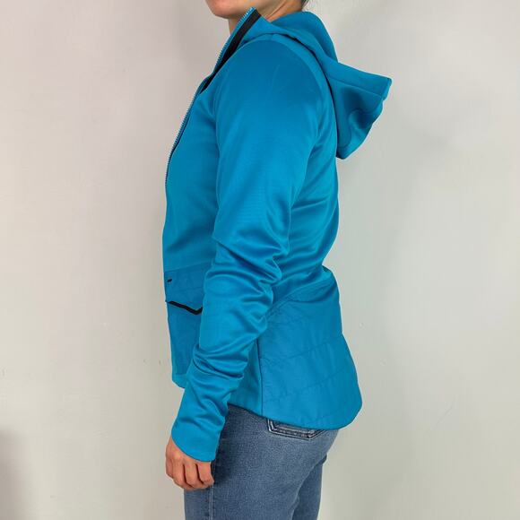 Nike Blue Therma-Fit Hooded Full Zip Up Jacket - Picture 2 of 8